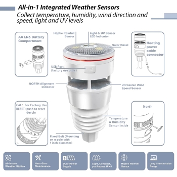 HP2000 7-In-1 Ultra WiFi Weather Station